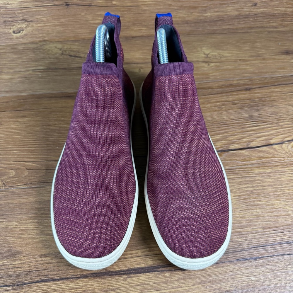 ROTHY’S The Chelsea Plum Melange‎ Sneakers Women’s Size 7.5 Slip-On Shoes - Picture 9 of 13
